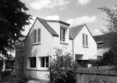 Rénovation et extension d’une maison à St Lambert-des-Bois